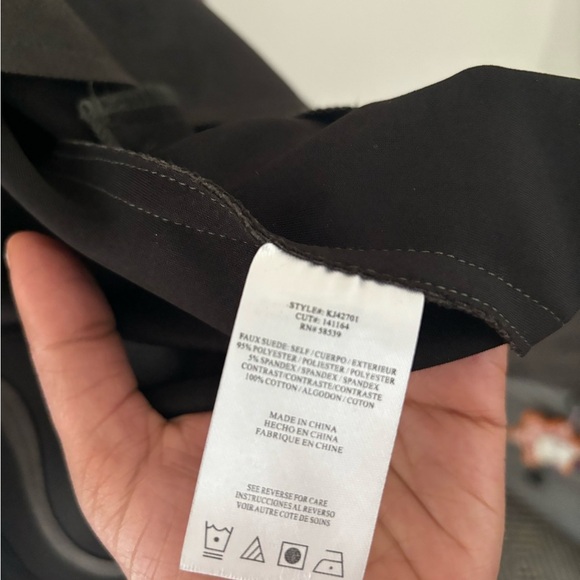 KUT FROM THE KLOTH | Faux suede motto jacket | M - Picture 4 of 7